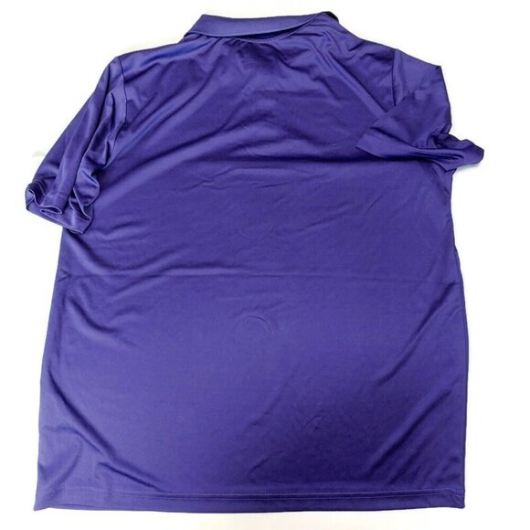 Baltimore Ravens Mens Size L Short Sleeve Golf Polo Shirt Purple Team Apparel NT - Picture 4 of 6